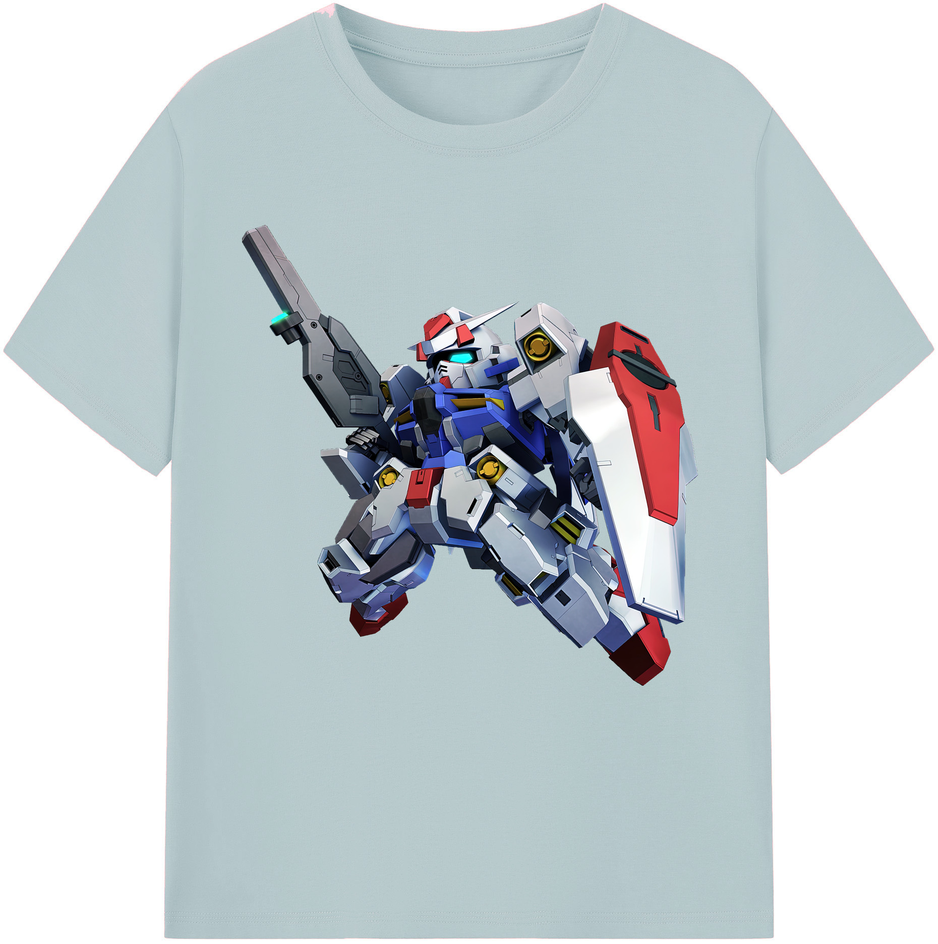 （画像用） 機動戦士ガンダム Mobile Suit Gundam 綿100％半袖Tシャツ（フロントプリント）